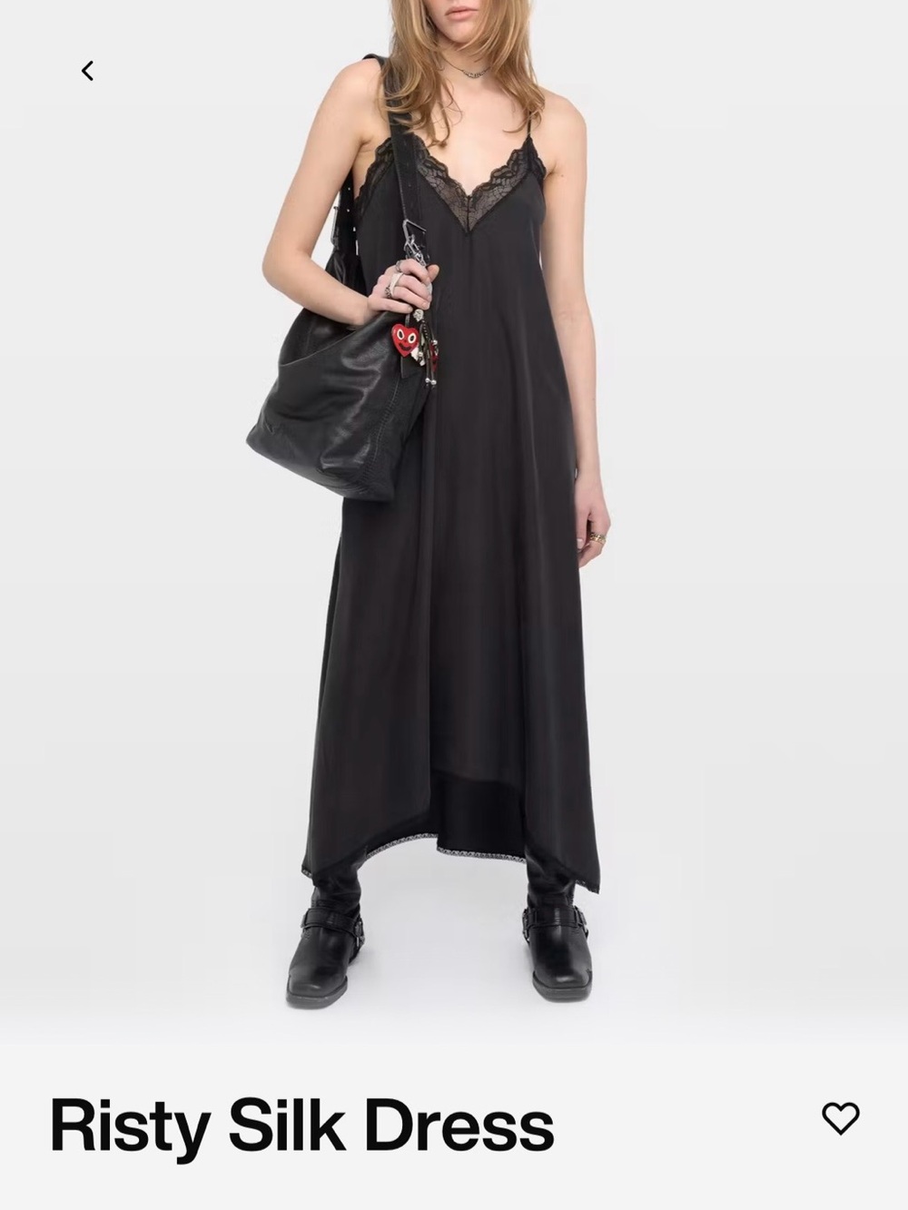Zadig & Voltaire Black Risty Guitar Maxi Dress